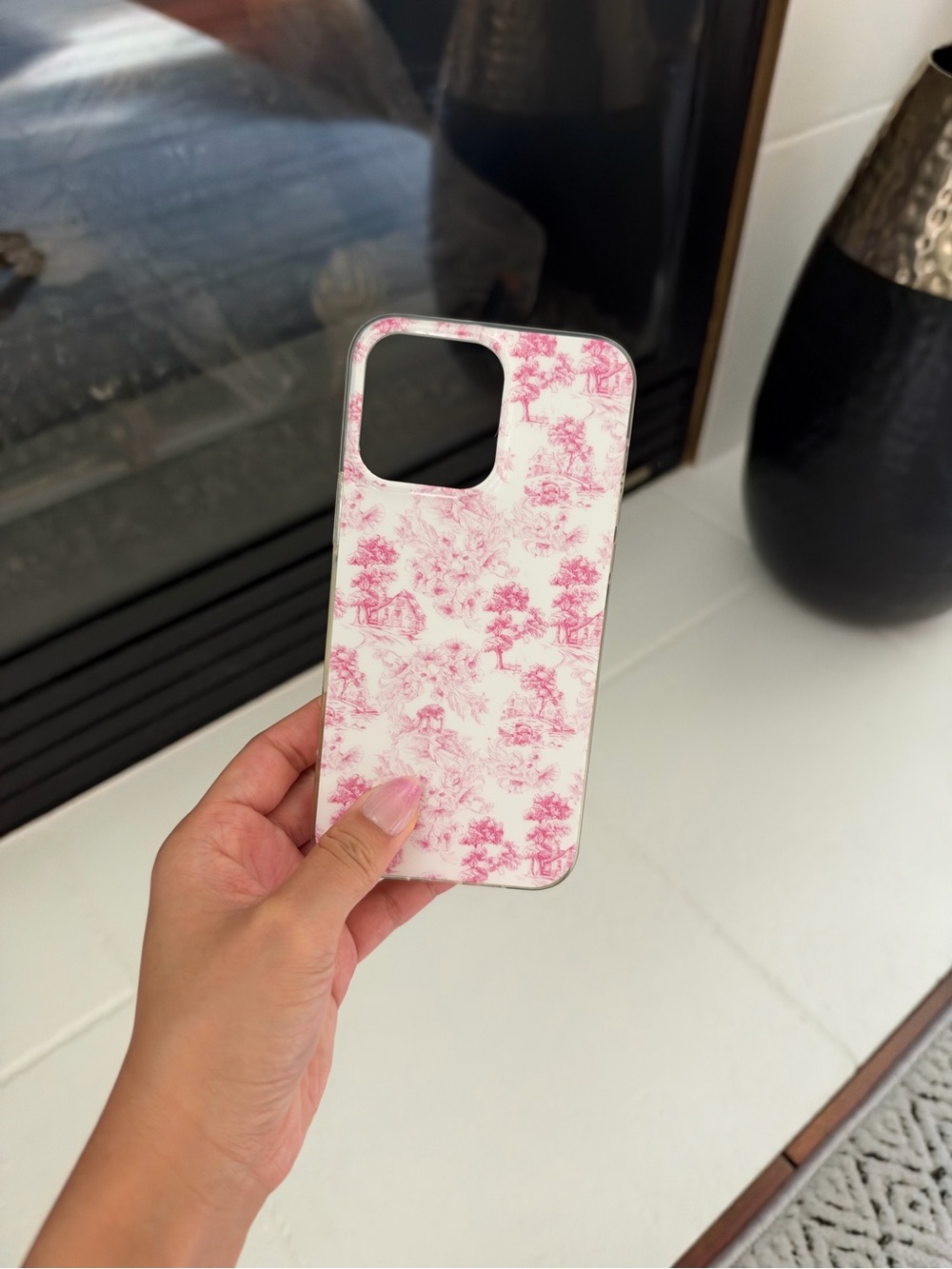 Floral Pink iPhone Case